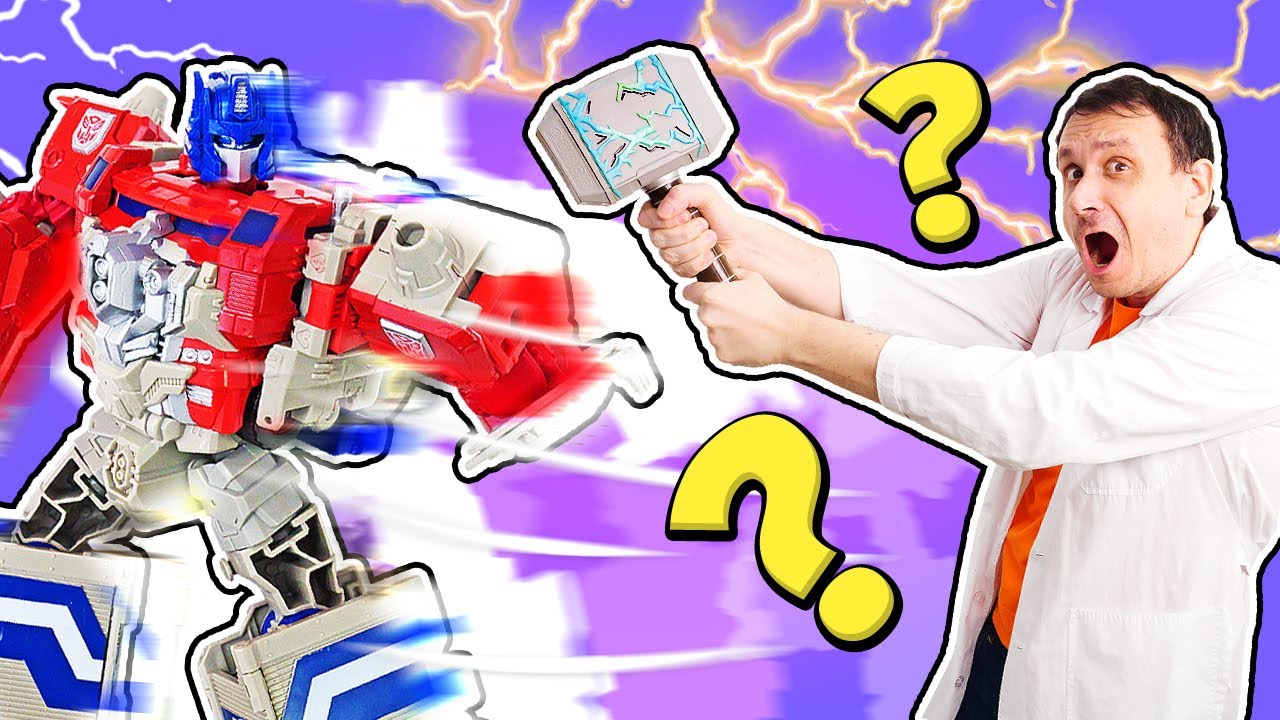 Optimus Prime ha bisogno del dottore! Giochi del dottore con i robot giocattolo. Video per bambini