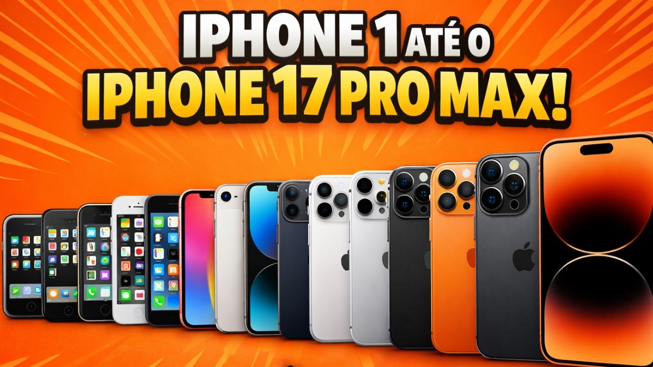 📱 A Evolução dos iPhones: Do Primeiro ao Mais Avançado