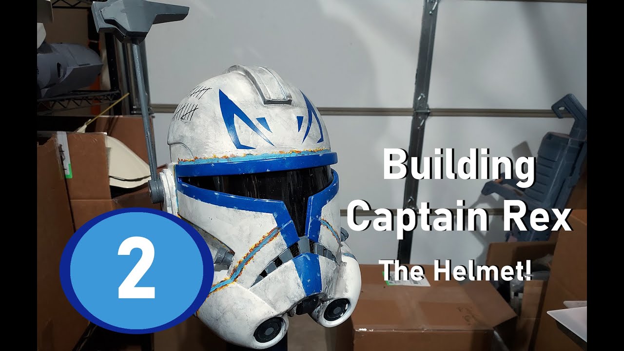 Building Captain Rex Animated Phase 2 Armor Part 2: The Helmet!