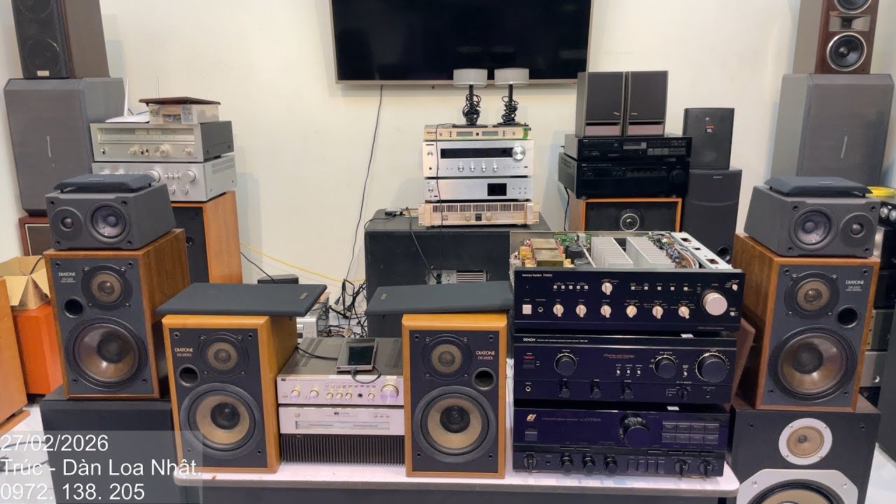 1tr3 Loa Sony. Denon PMA 690, Harman Kardon PM665. Combo Diatone. Trúc - Hưng Yên.   0972 138 205. 