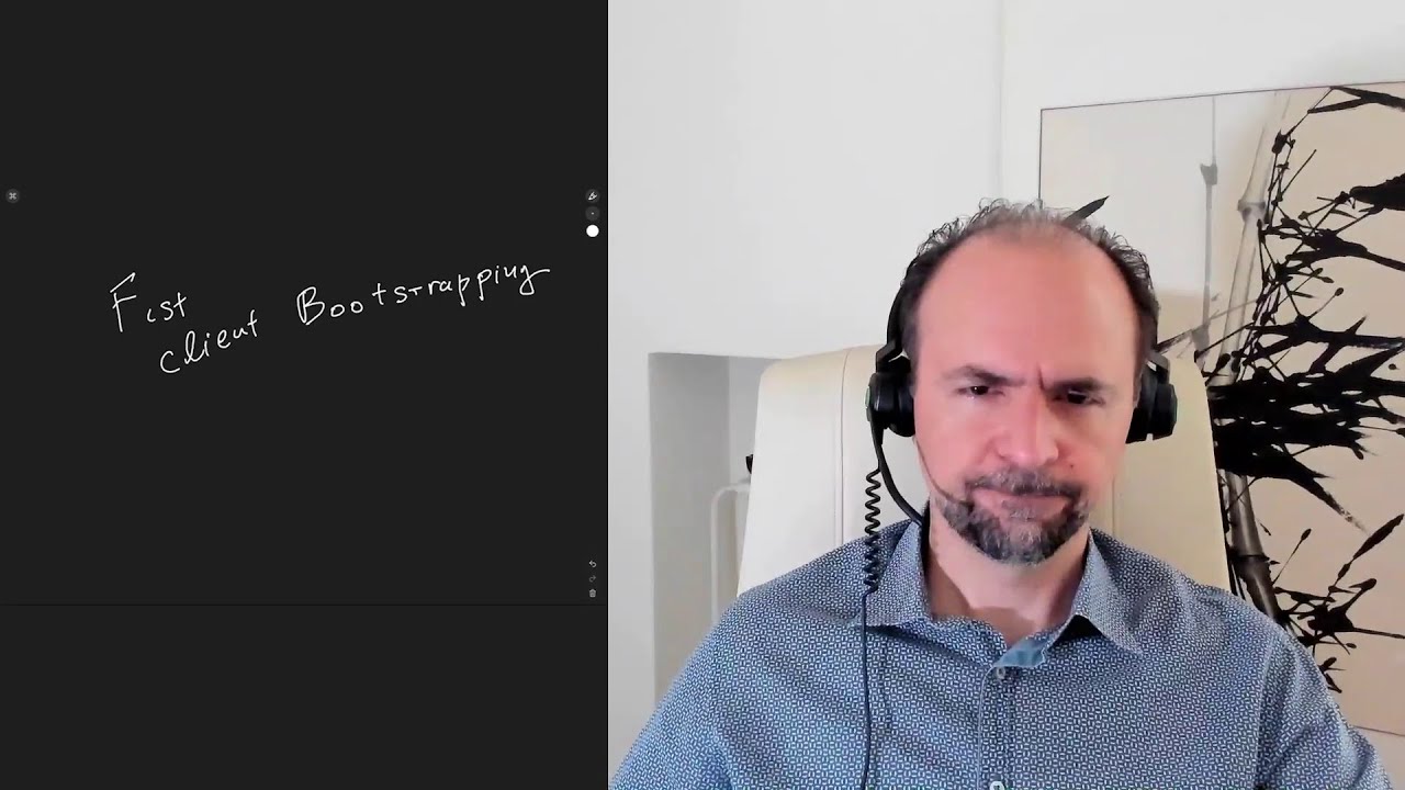 Fast Client Bootstrapping; Prof. Aggelos Kiayias Whiteboard Presentation