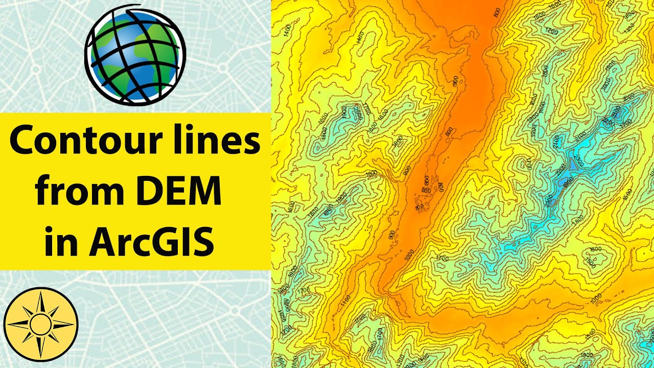 Generate contour lines from DEM using ArcGIS