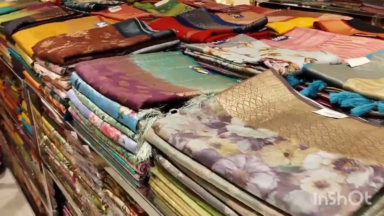 CMR Shopping mall latest sarees | డైలీ వేర్ సారీస్ | pattu sarees | fancy #shopping #cmrfamilymall