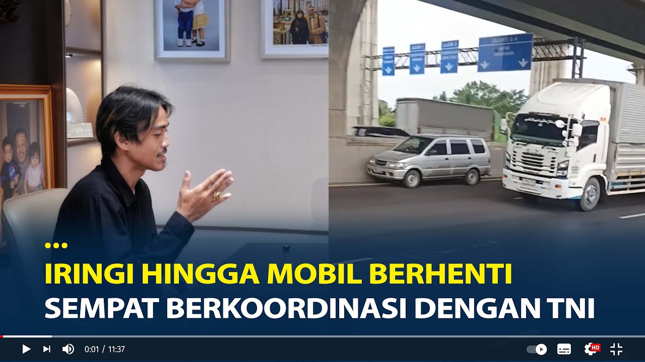 Cerita Aan Sopir Truk Kawal Mobil Panther Jalan Sendiri di Tol Japek, Iringi Hingga Mobil Berhenti