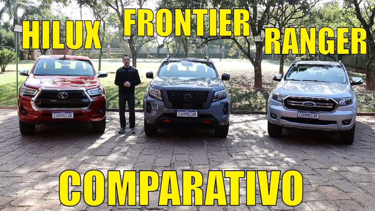 Comparativo: Toyota Hilux x Nissan Frontier x Ford Ranger - Qual picape média é melhor? Parte 2/2
