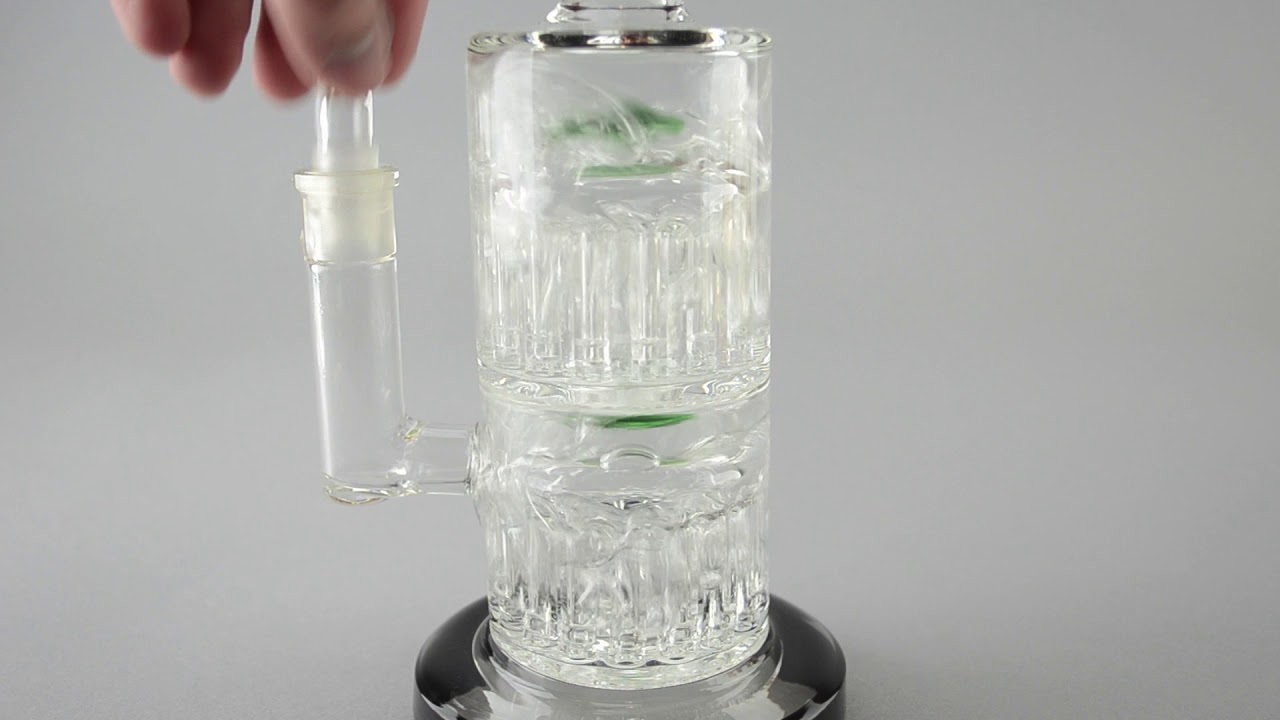 Bare Glass - Double Tree Perc Tube