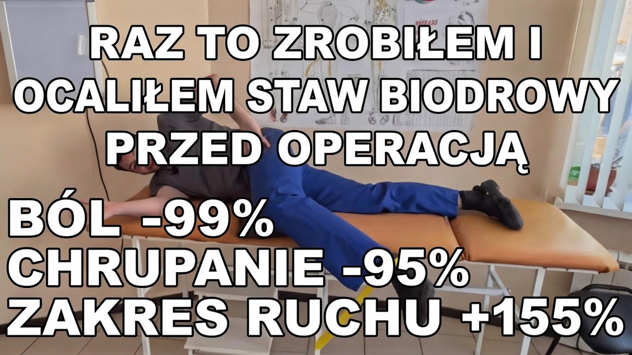 To ćwiczenie uratowało mój staw biodrowy – zero bólu i chrupania, chrząstka się odbudowuje!