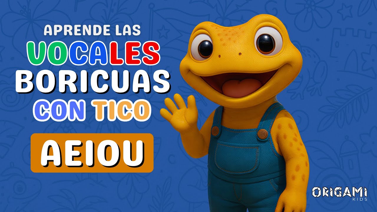 Aprendiendo Las Vocales Boricuas con Tico | Canción Infantil | Tico el Coquí