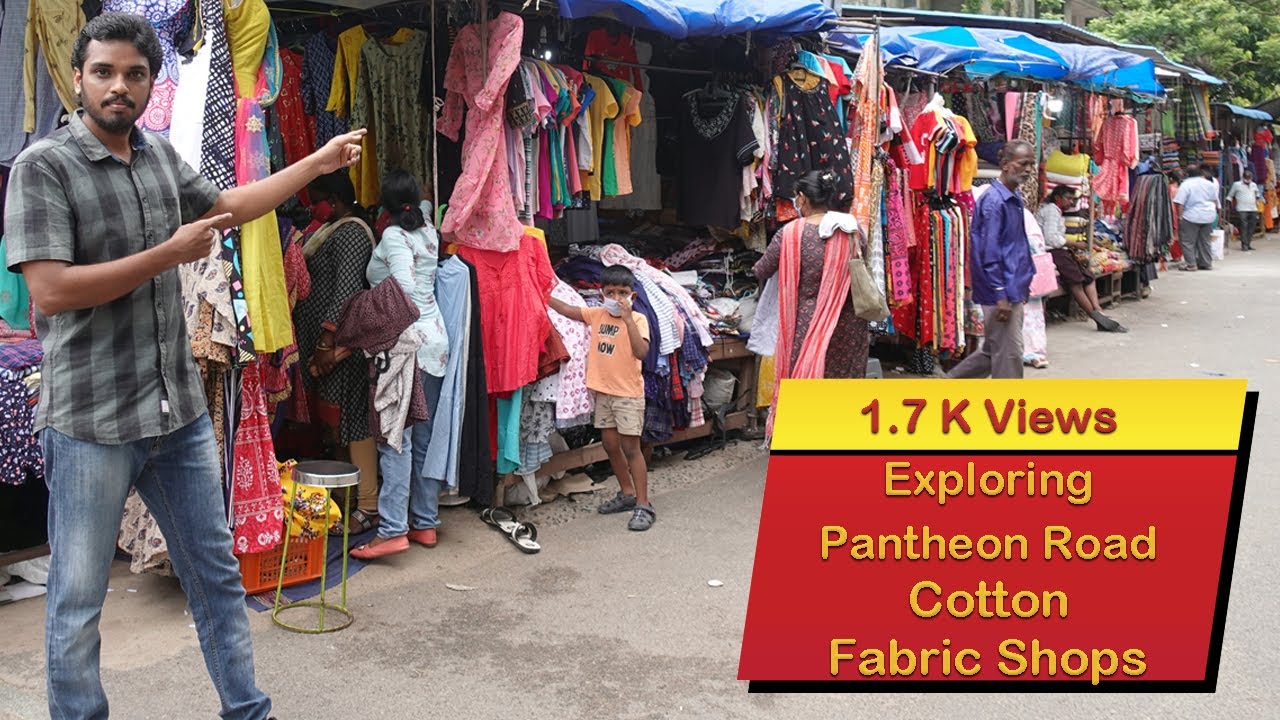 Exploring Pantheon Road Fabric Shops | #cotton_street | #Vlog | #SemaNachunuIrukku | #kabilan