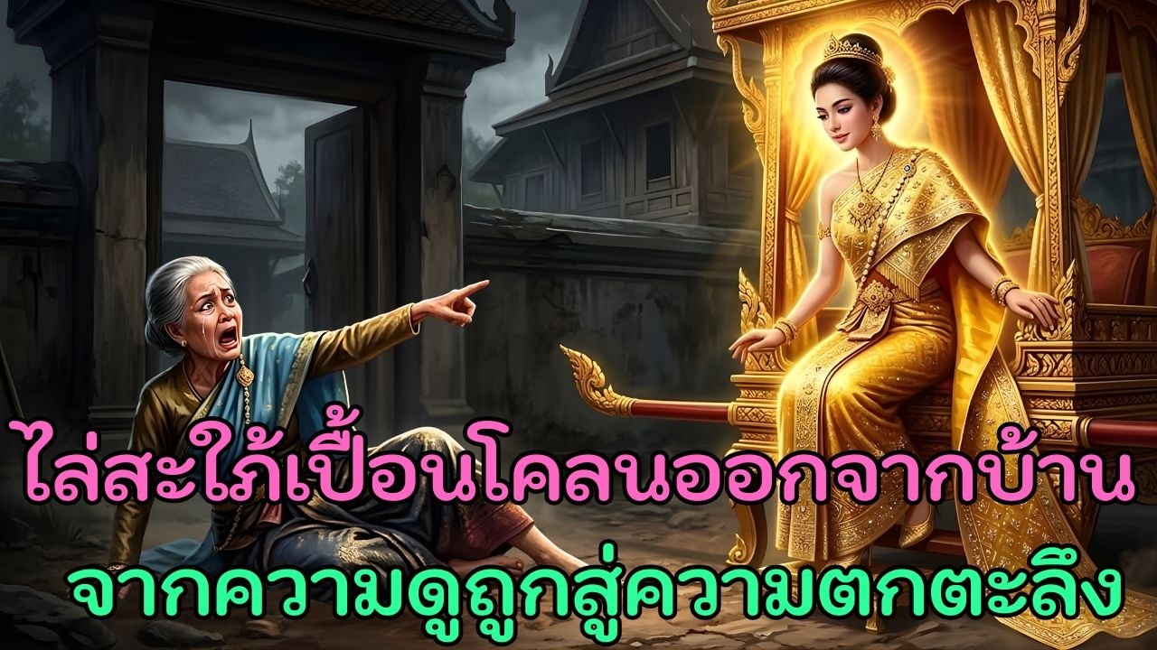 ไล่สะใภ้เนื้อตัวเปื้อนโคลนออกจากคฤหาสน์ แต่คุณนายใหญ่ต้องร้องไห้เมื่อเห็นนางลงจากเกี้ยวทองคำ
