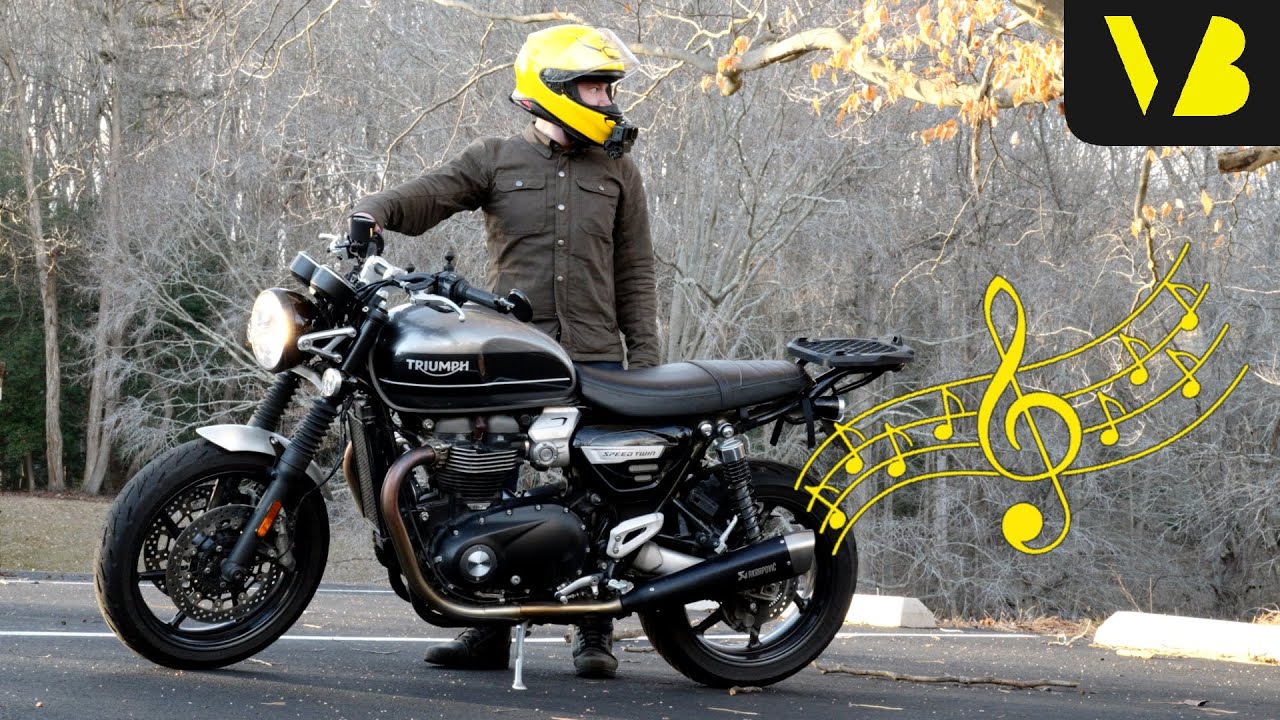 The Best Sounding Triumph Speed Twin 1200 // Akrapovic slip-ons + Motone X-pipe