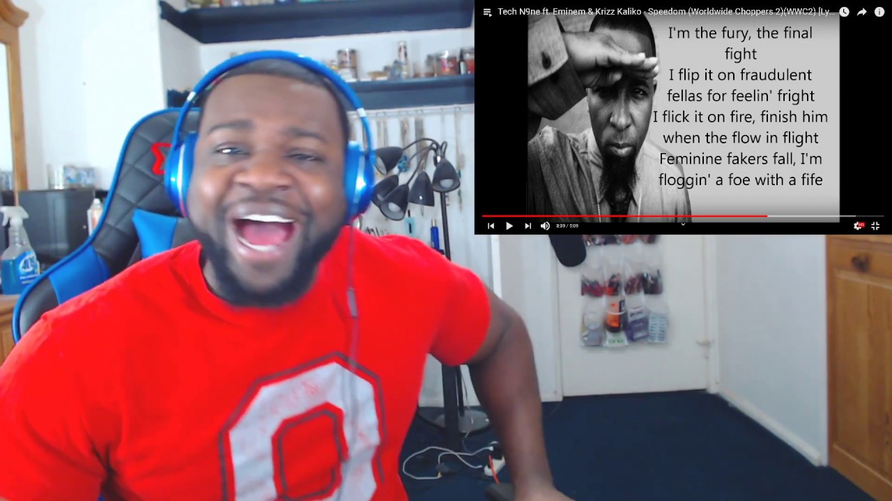 Tech N9ne ft Eminem & Krizz Kaliko - Speedom |Reaction