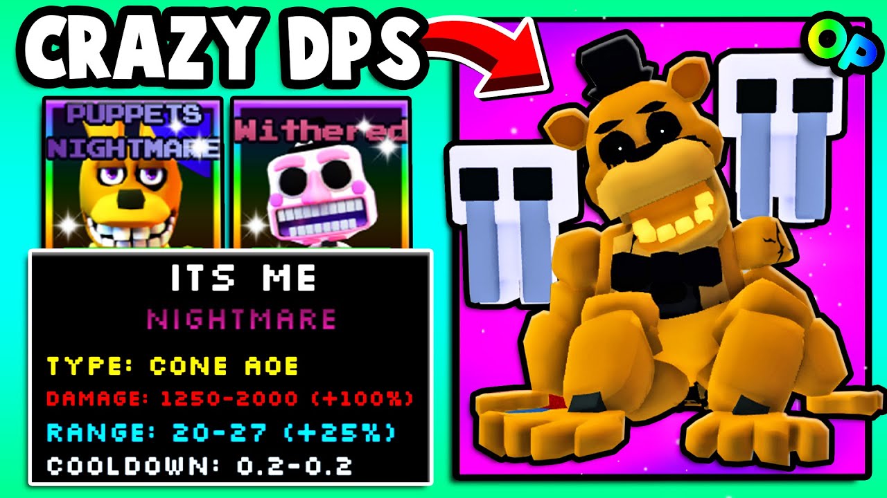МАКСИМАЛЬНОЕ УСИЛЕНИЕ БЛОКА «ЭТО МЕНЯ» В РЕЖИМЕ АДА! (Five Nights TD)