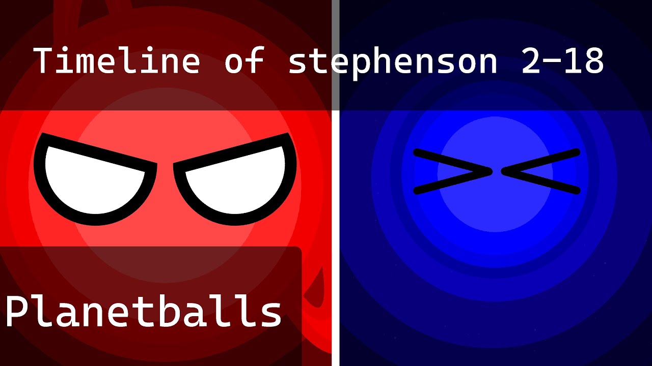 Timeline of stephenson 2-18 in planetballs!