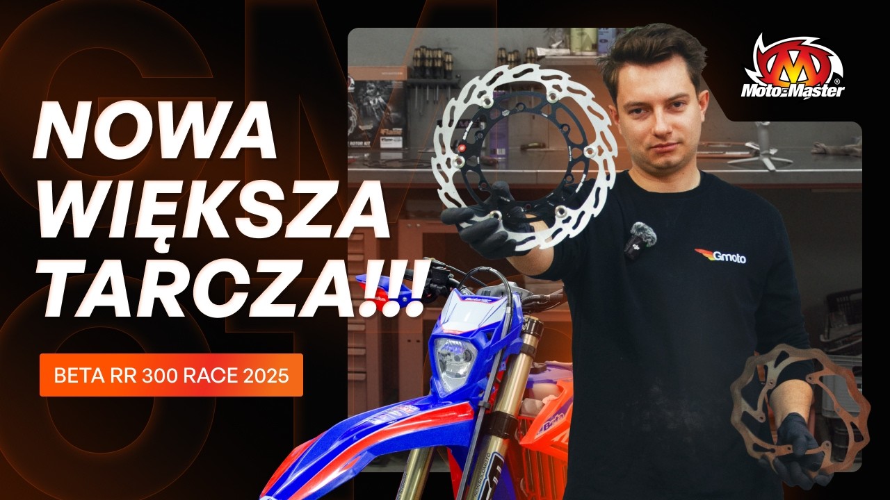 Wymieniamy tarczę Moto Master w Beta RR 300 race 2025 | Doposażanie motocykla | Gmoto