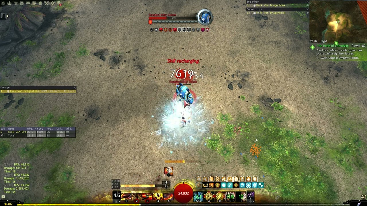 GW2 Power Berserker 43.5k - Post Nerf 8/10 patch - Read description
