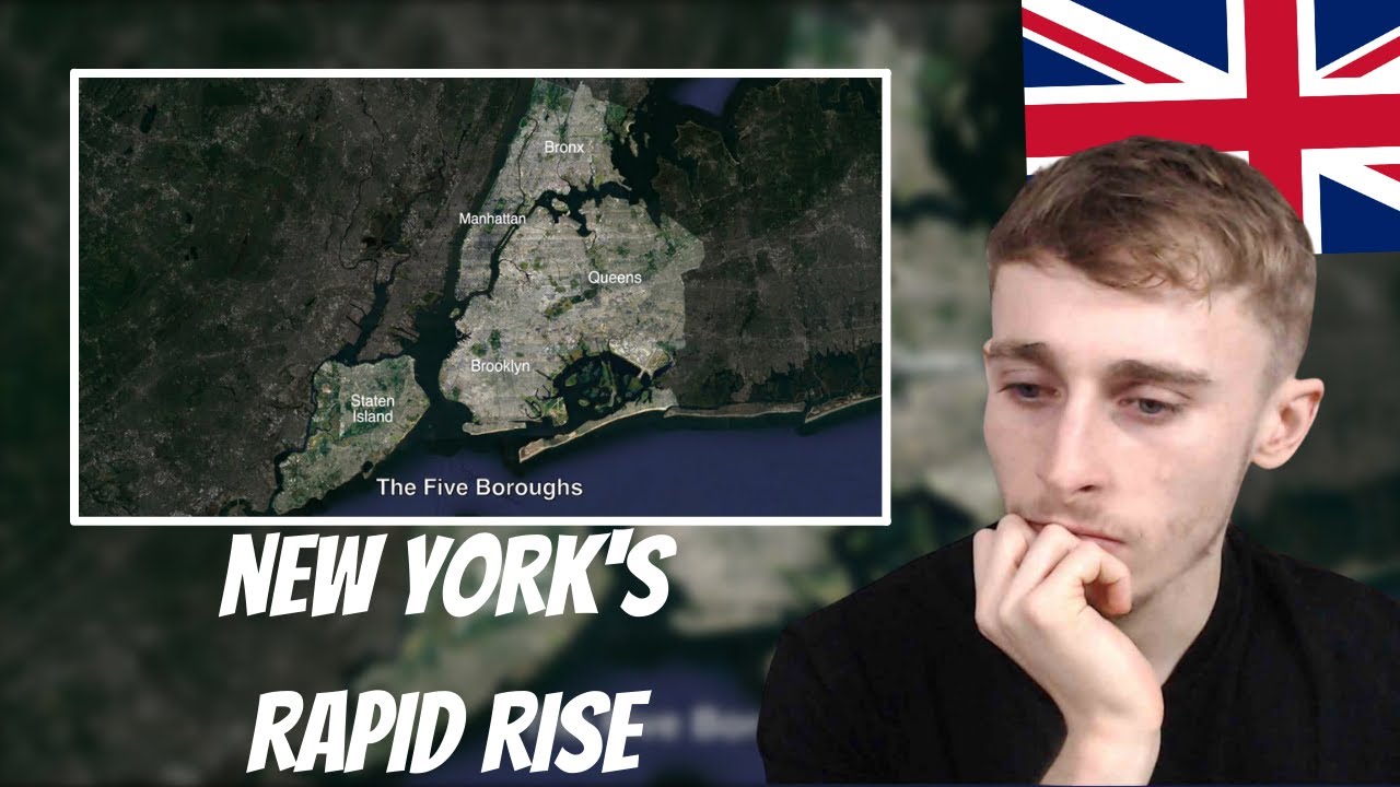 British Guy Reacting to The New York City's Evolution Animation