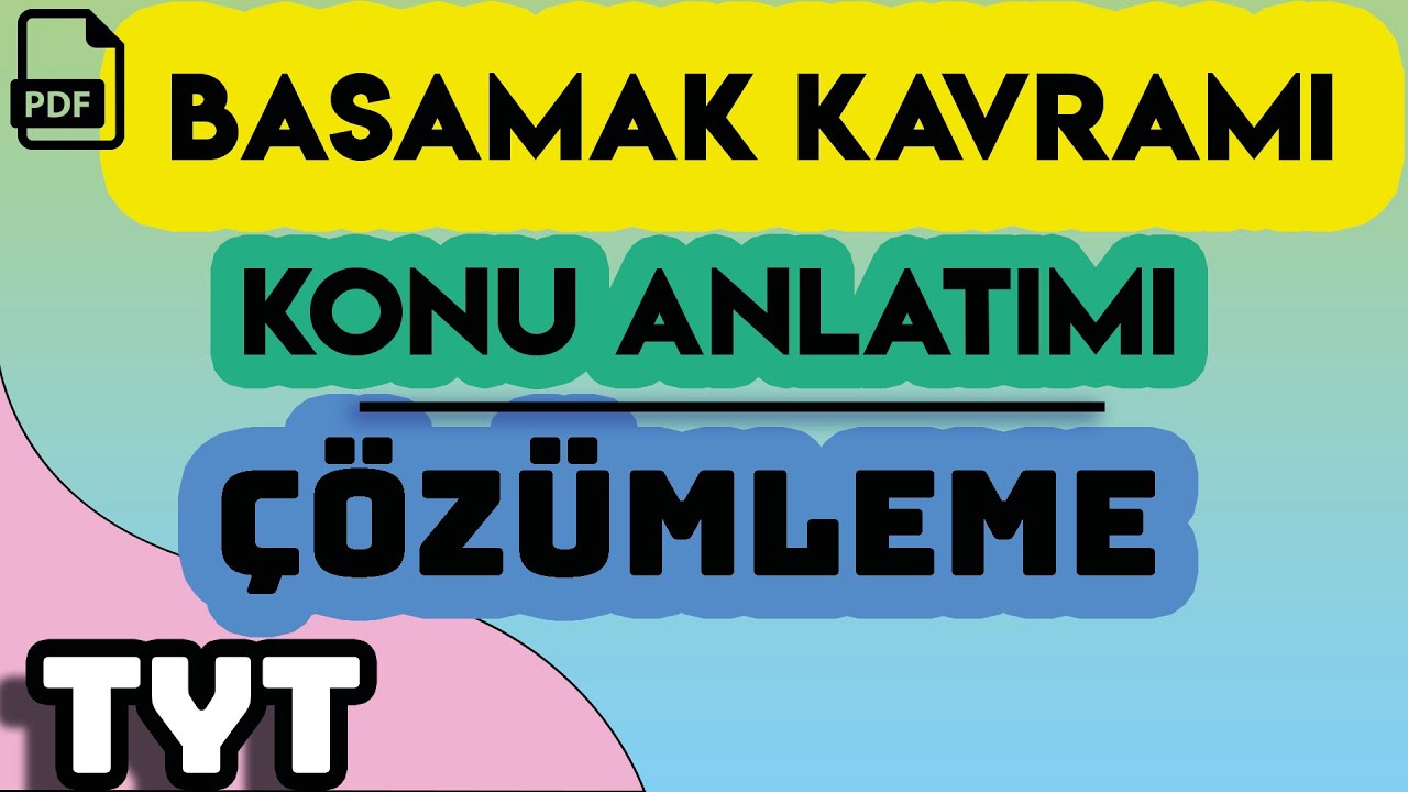BASAMAK KAVRAMI | KONU ANLATIMI | +PDF