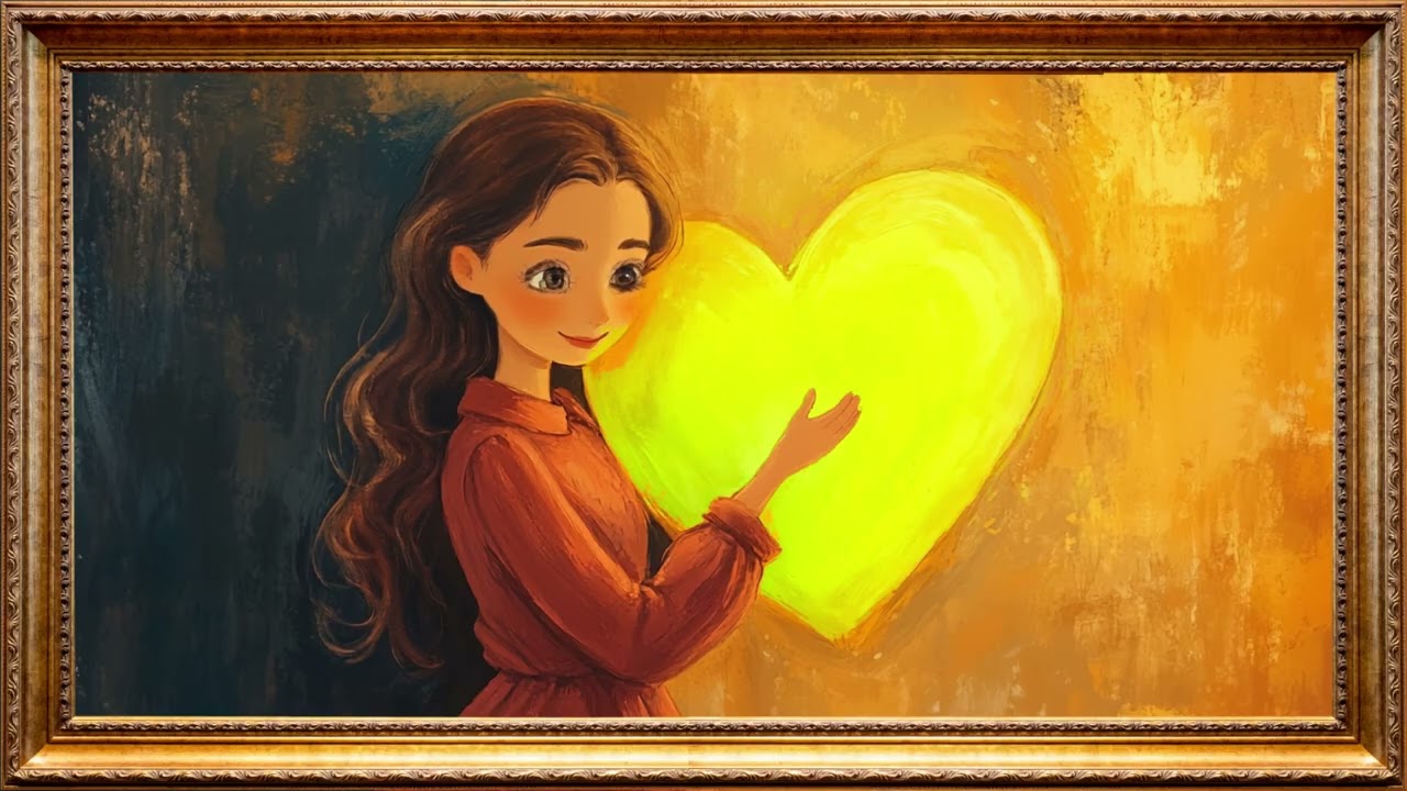 Heartbeat - Living Canvas Painting | Framed Art Aesthetics Screensaver for TV