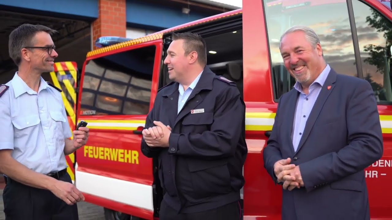 Feuerwehr Rodenberg ELW *Push Back Ceremony / Zeremonie *Push In*   4K