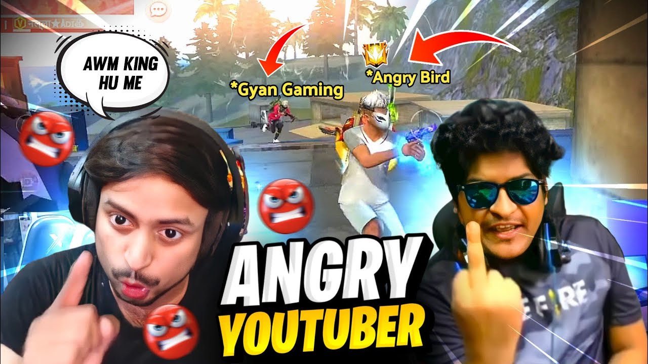 ANGRY YOUTUBER VS GYAN GAMING Angry Youtuber 🤬 Abusing His Teammate 🤣 MUST WATCH