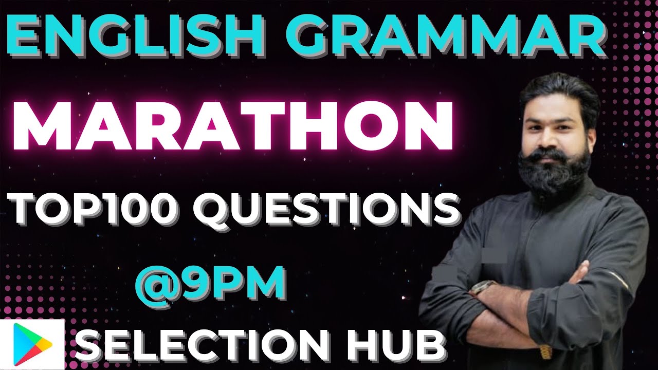 TOP 100 QUESTIONS PRACTICE || ENGLISH GRAMMAR || MARATHON CLASS || ENGLISH MARATHON || VIKAS SIR