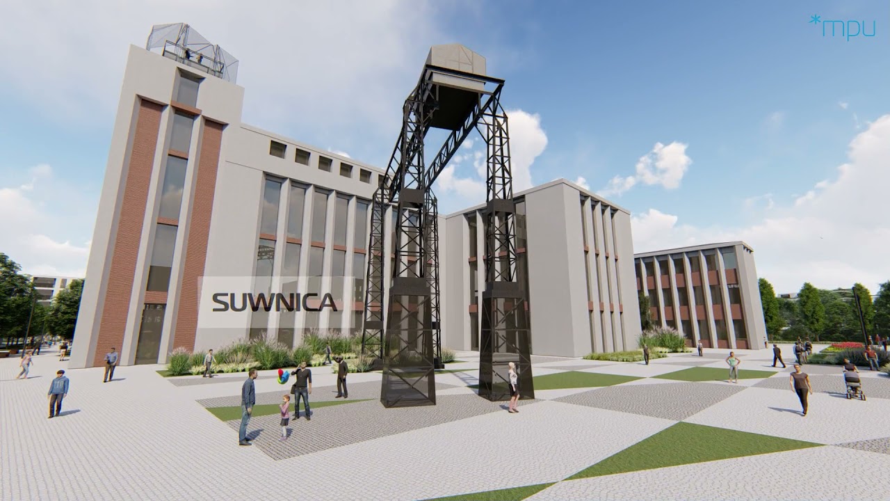 Teren dawnej Elektrociepłowni 'Garbary' - wizja miasta (wersja listopad 2021)
