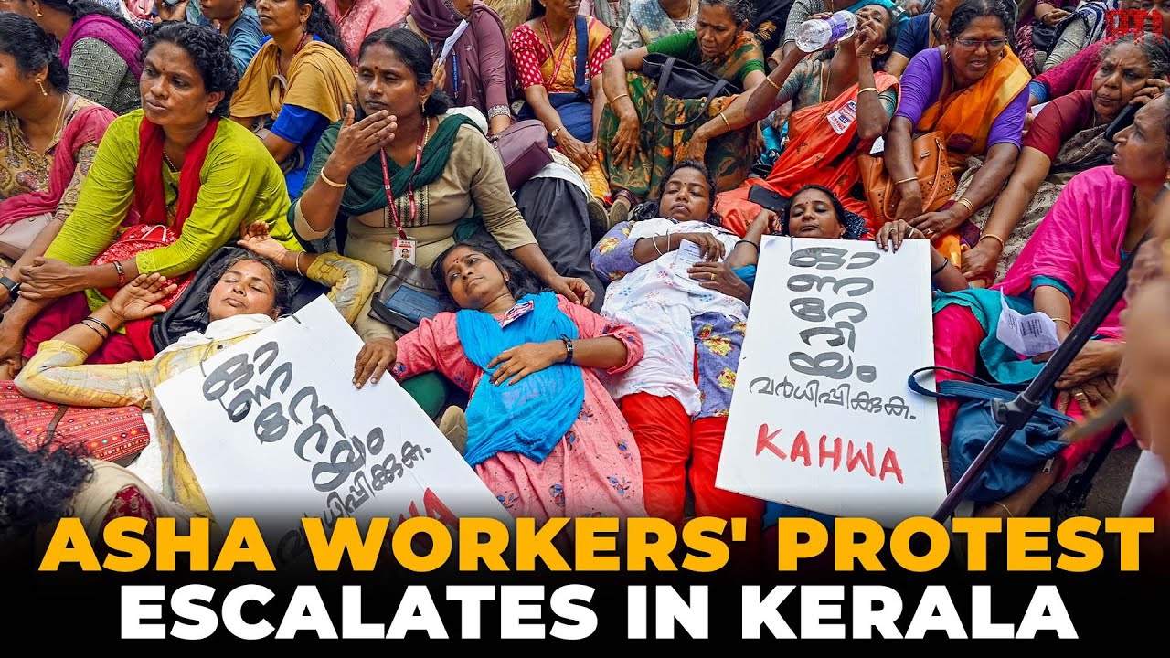 ASHA workers intensify protest in Kerala, lay siege to Secretariat