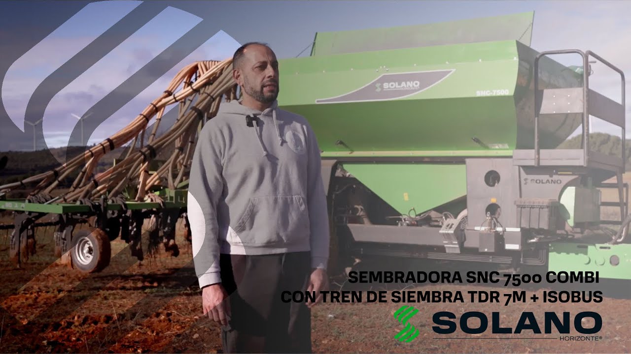 REVIEW: SEMBRADORA SNC 7500 COMBI CON TREN DE SIEMBRA TDR 7M + ISOBUS -  SOLANO HORIZONTE