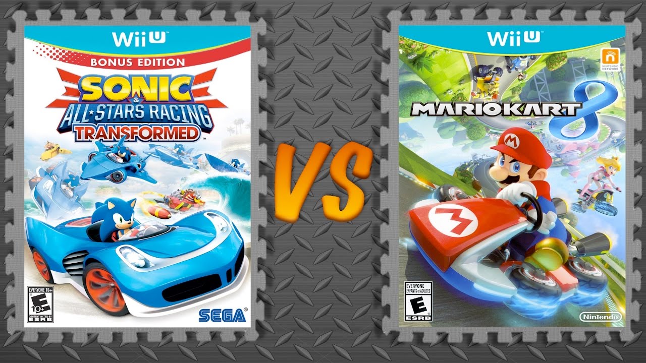 Sonic & All-Stars Racing Transformed vs. Mario Kart 8