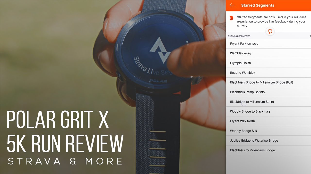 Polar Grit X Review︱5K Run Strava Live Segments Hill Splitter, Energy Sources  Fat vs Carbs︱techloto