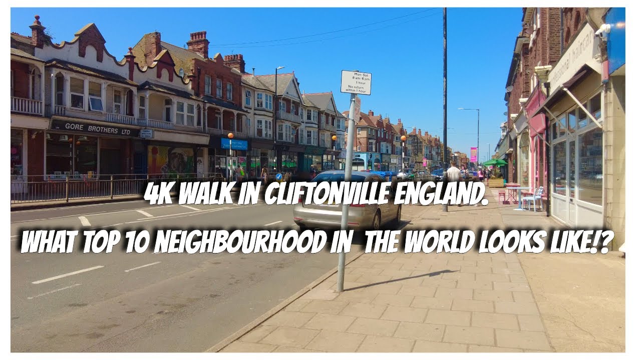 4K WALKING IN ONE OF THE COOLEST NEIGHBOURHOODS IN THE WORLD | #CLIFTONVILLE #STANKENT #4k #MARGATE