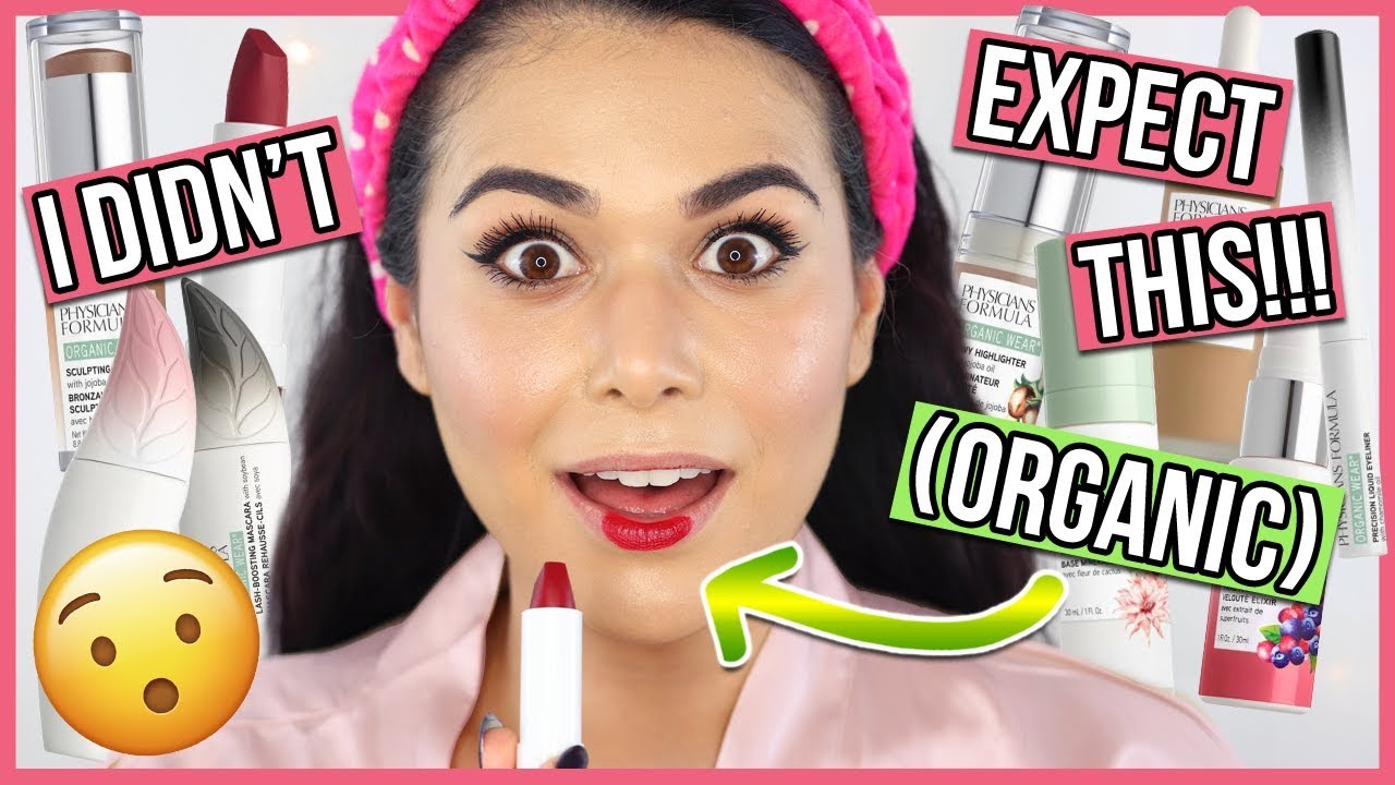 Organic Makeup That DOESN'T SUCK!? 🌿 NEW Physicians Formula Organic Wear First Impressions