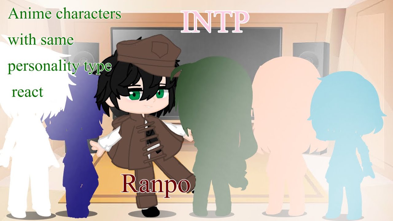 Anime characters with same personality type react {INTP} [P1] }Ranpo} *CANCELLED*