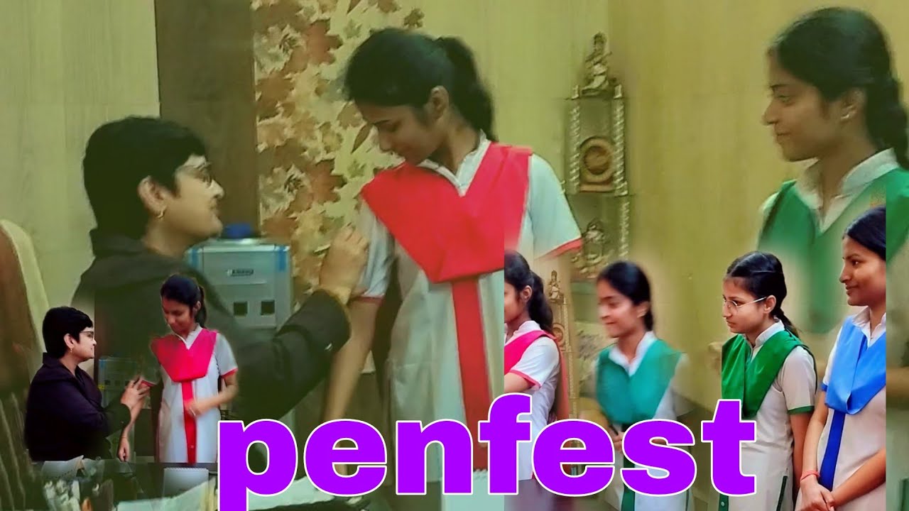 To say goodbye is always painful. Penfest by our outgoing batch2026#youtube #lovelykids #education 