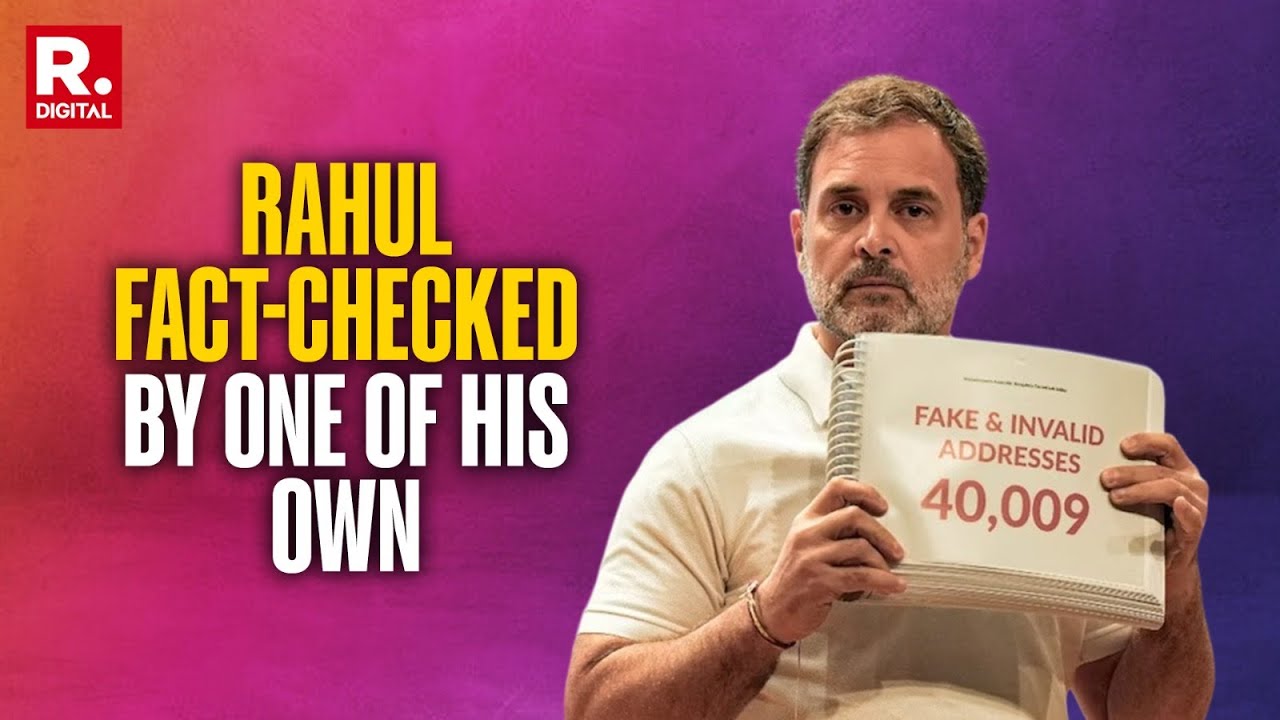 Congress Leader Demolishes Rahul Gandhi's Vote Chori Narrative | BJP | INDIA