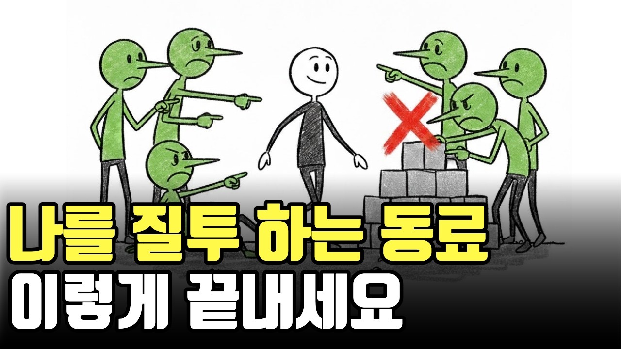 나를 시기 질투하는 동료를 대하는 방법
