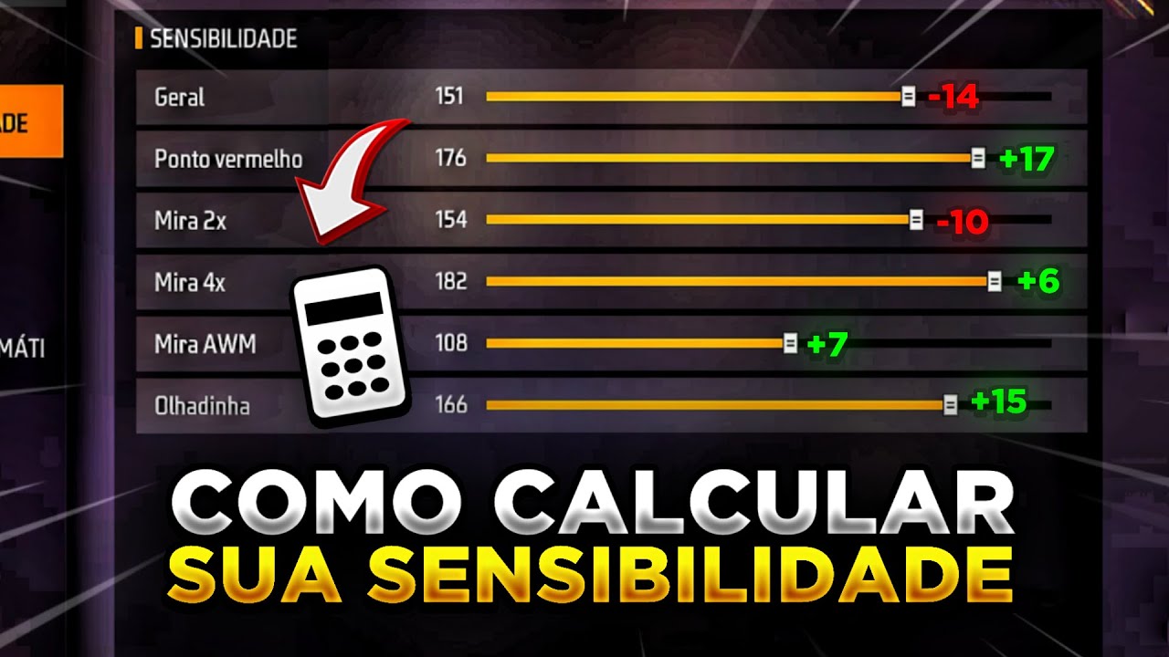 ACHE A SUA SENSI! COMO AJUSTAR A PRÓPRIA SENSIBILIDADE no FREE FIRE 🔥 (Passo a Passo)