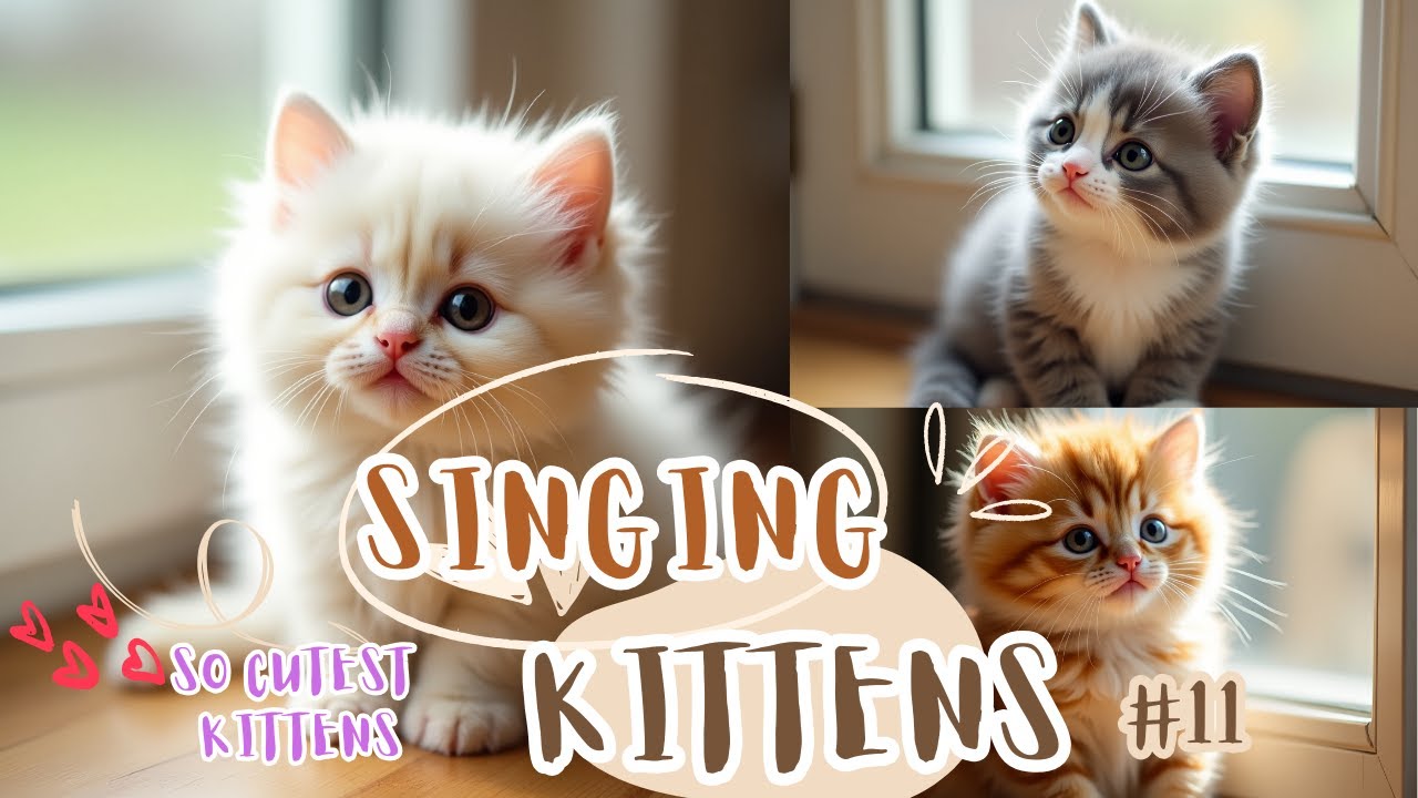 🎤🐱💖Tiny Singers 💖🐱 Fluffy Kittens with Adorable Voices #11 ver1.0💖