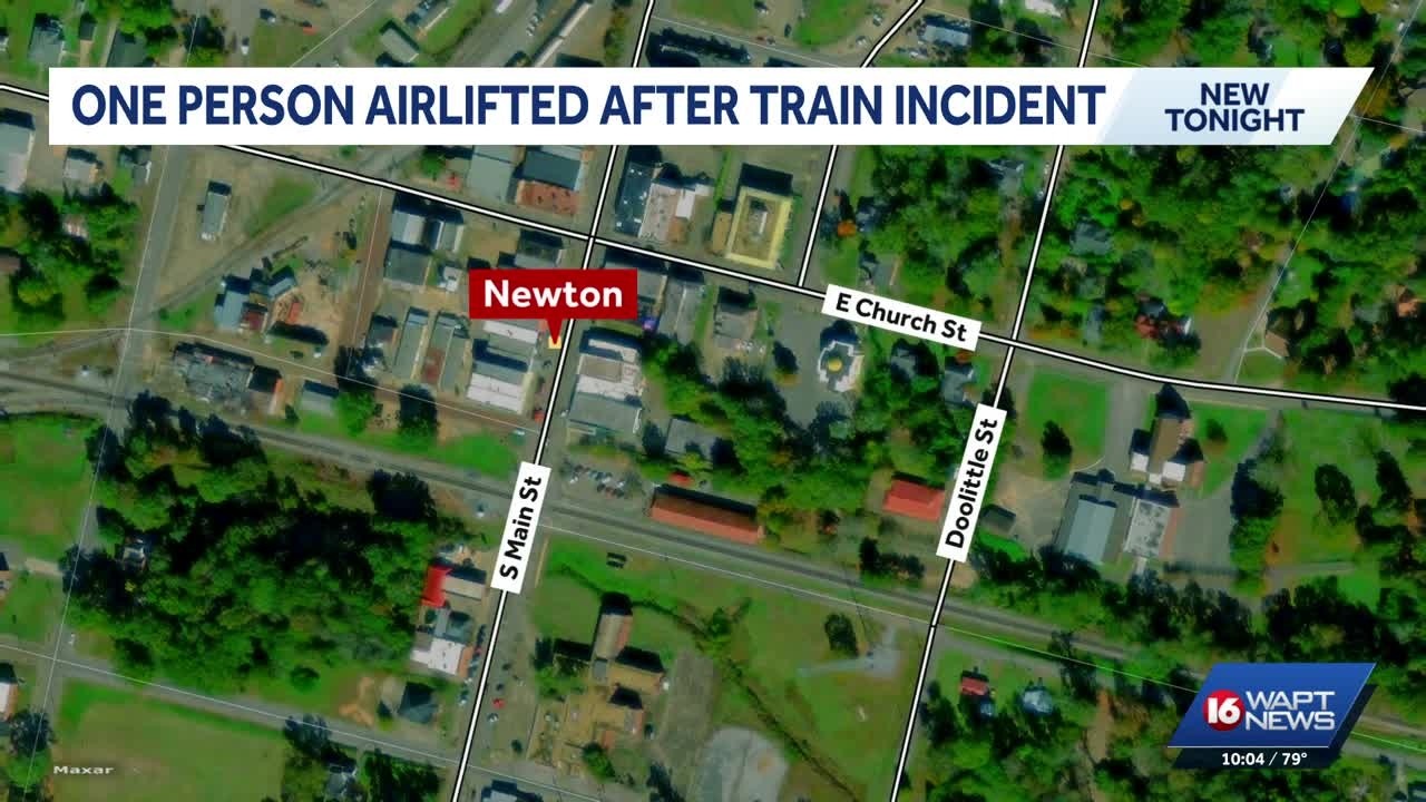 Train incident in Newton prompts emergency response
