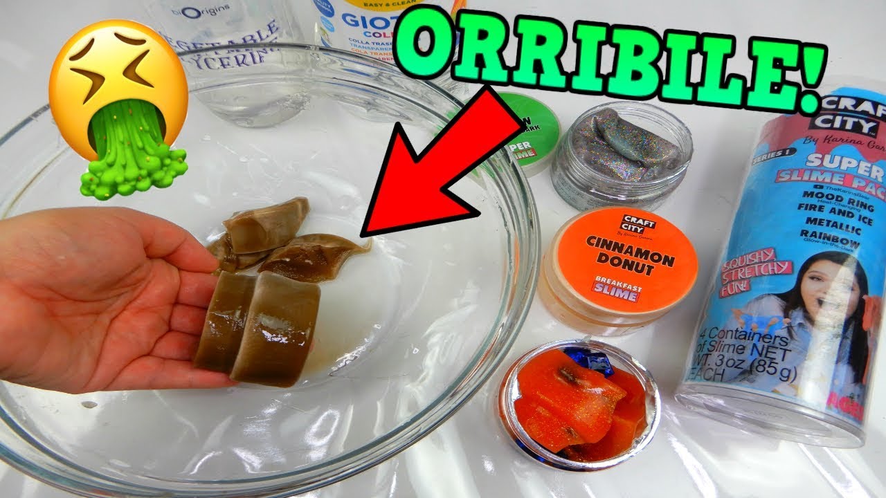 AGGIUSTO SLIME DI KARINA GARCIA ORRIBILI E DURI! CE LA FARO'? Iolanda Sweets