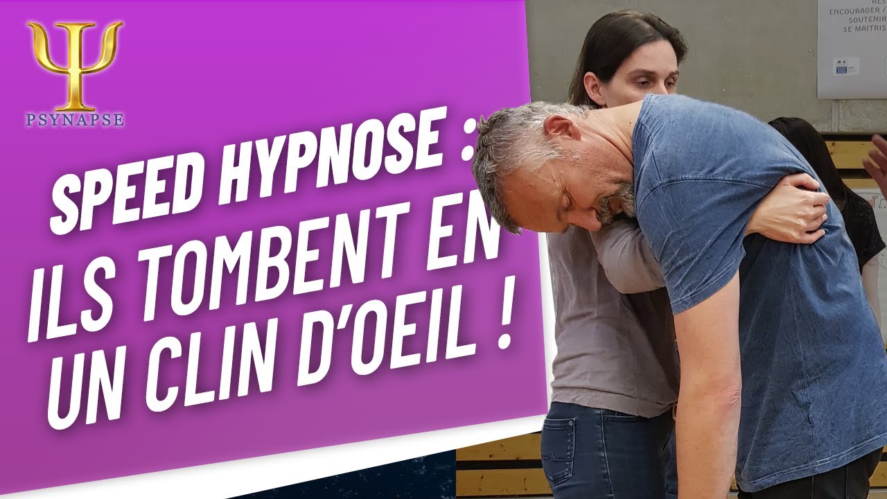Incroyable ! Inductions rapides en Speed Hypnose