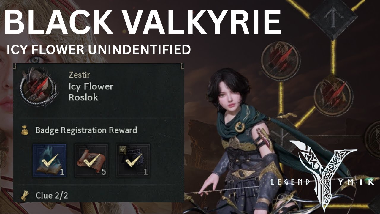LEGEND OF YMIR - ICY FLOWER UNINDENTIFIED | BLACK VALKYRIE | SOLO