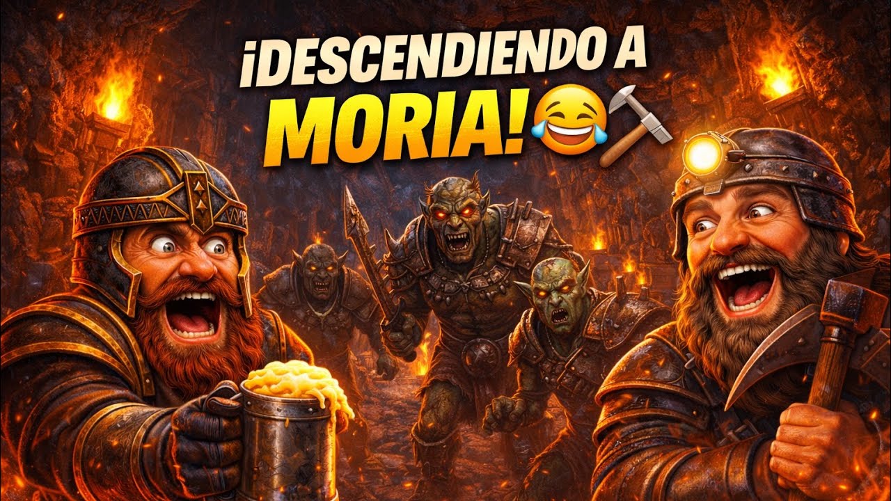 Capítulo 2 | Descendiendo a Moria entre risas y desastres ⚒️🔥