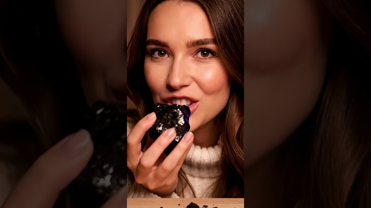 ASMR: What Does Coal Taste Like?
