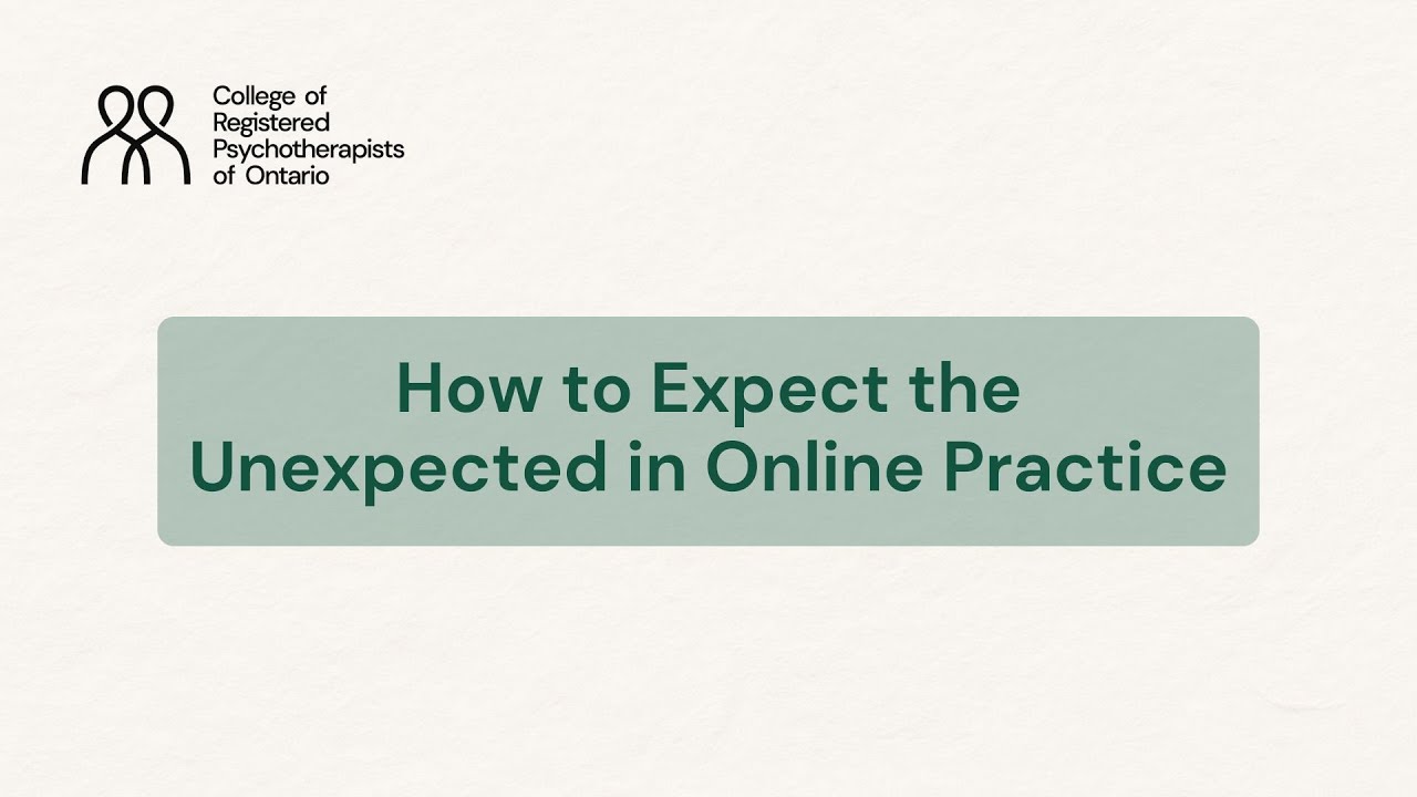How to Expect the Unexpected in Online Practice