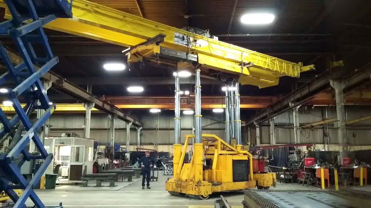 7.5 Ton Double Girder Overhead Crane Installation