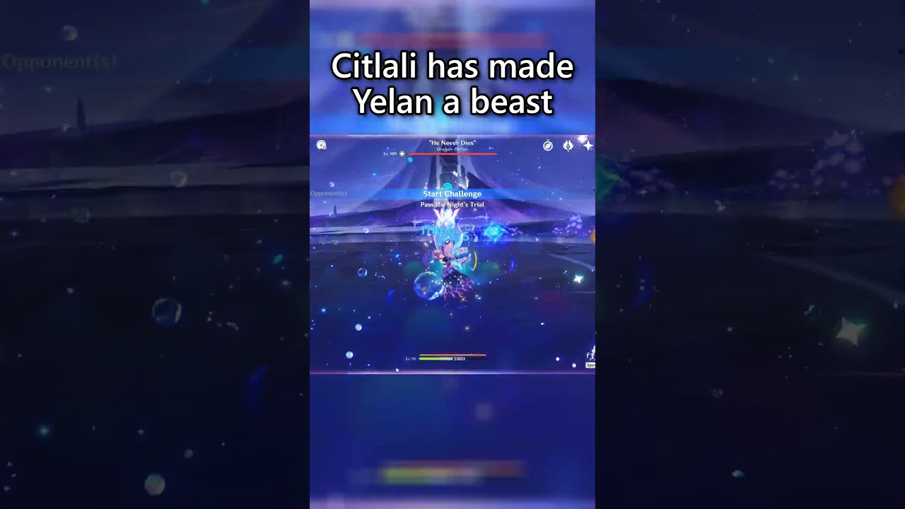 C6 Yelan with Citlali vs Capybara Local Legend