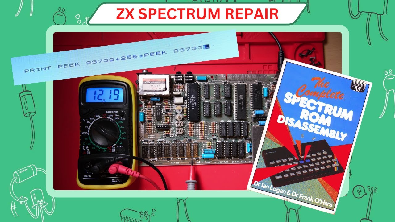 ZX Spectrum Upper RAM Diagnosis, Repair and Service  | Machine Code! | Z80! | Opcodes!