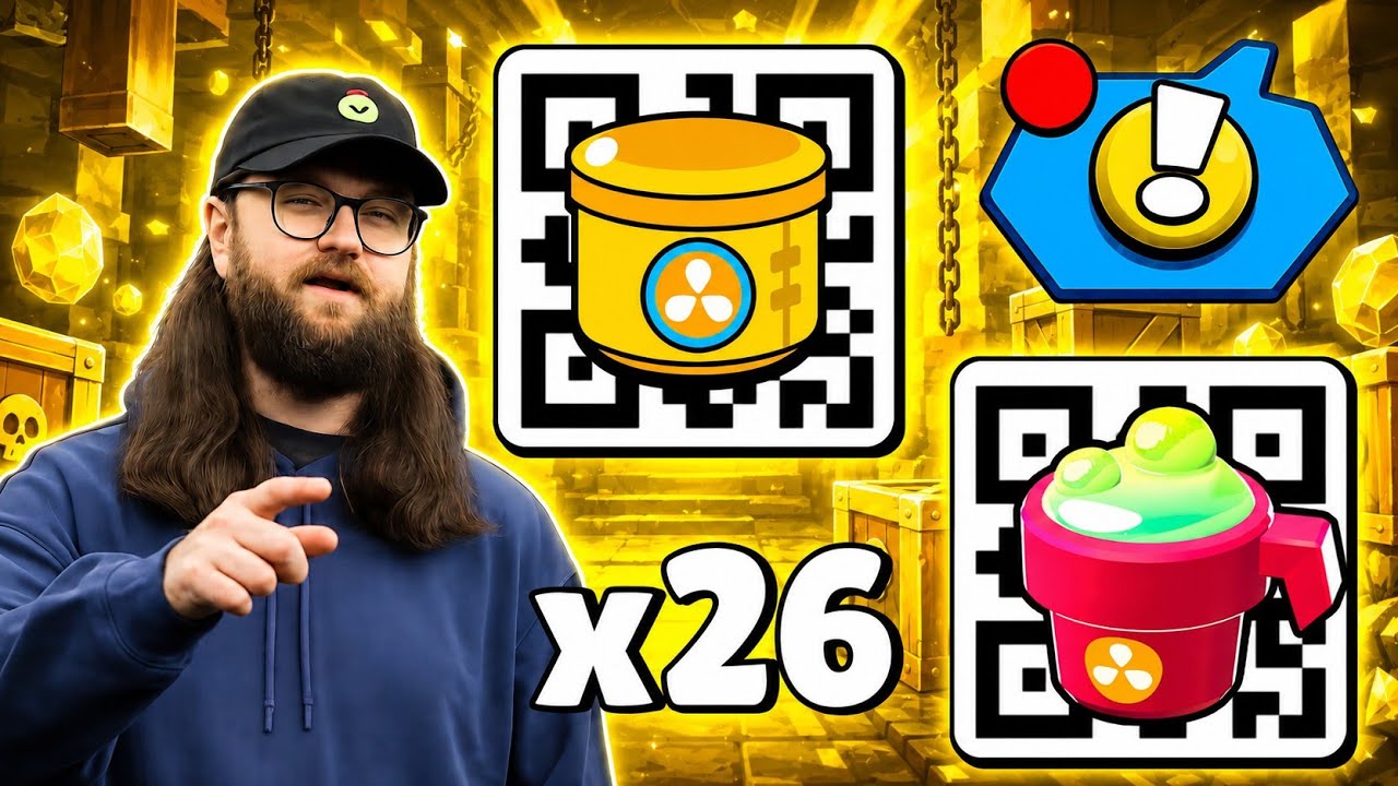 ALL  Working x6+ 🔥 QR CODES + FREE BUFFIE in Brawl Stars! 